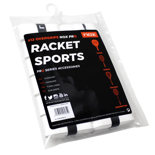 NOX Pro Padel Racket Blister Overgrips (12 Pack)